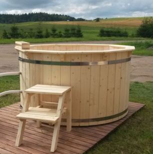 BALIA DREWNIANA  Ø 1,8M