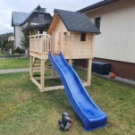 Domek dla dzieci. Idealny dla aktywnych milusińskich. Pierwsze samodzielne mieszkanie dla najmłodszych
