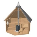 Sauna skandynawska, Nasze kabiny mogą pomieścić do 15 osób, w zależności od wybranej wielkości sauny. Wielkość sauny wynosi od 4,5 do 16,5 m2 .