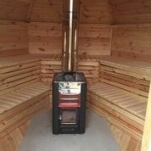 Sauna skandynawska, Nasze kabiny mogą pomieścić do 15 osób, w zależności od wybranej wielkości sauny. Wielkość sauny wynosi od 4,5 do 16,5 m2 .