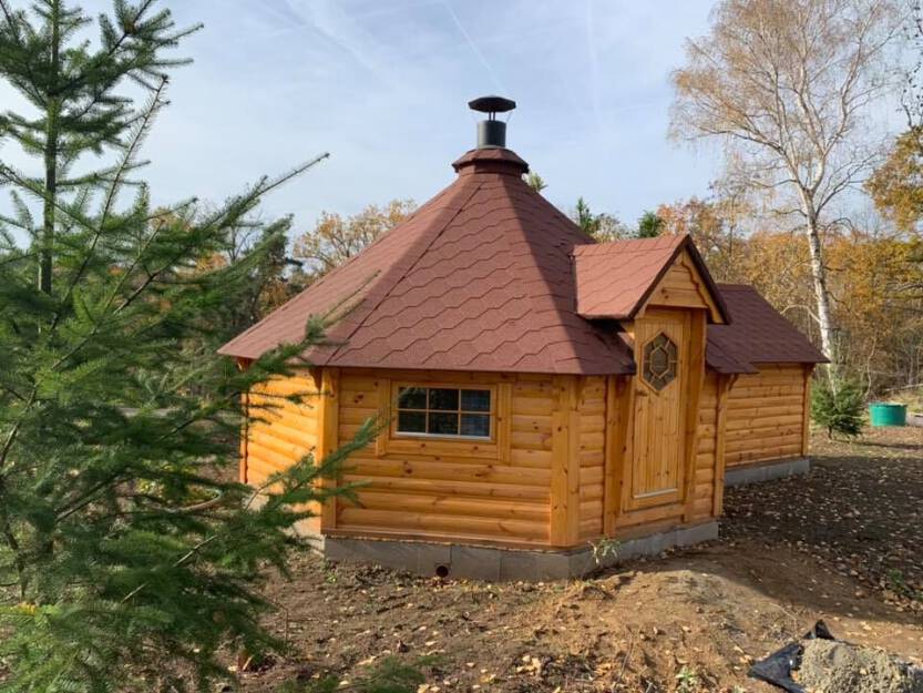 DOMEK GRILLOWY 9,2 M² Z PRZEDŁUŻENIEM 2,5 M