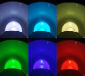 Oświetlenie 1 LED 6 RGB