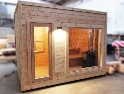 SAUNA NOWOCZESNA  2,3 X 3,4