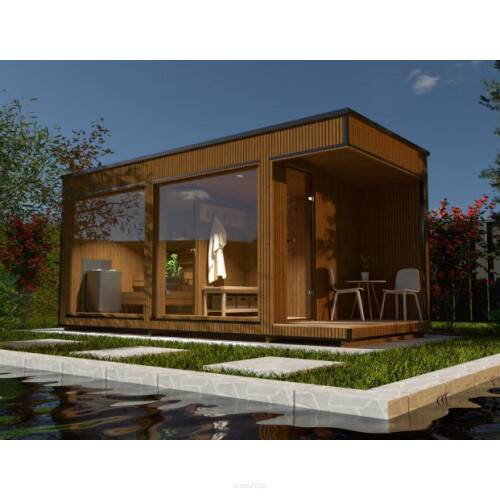 Sauna luksusowa nowoczesna 2,3x5,4 m