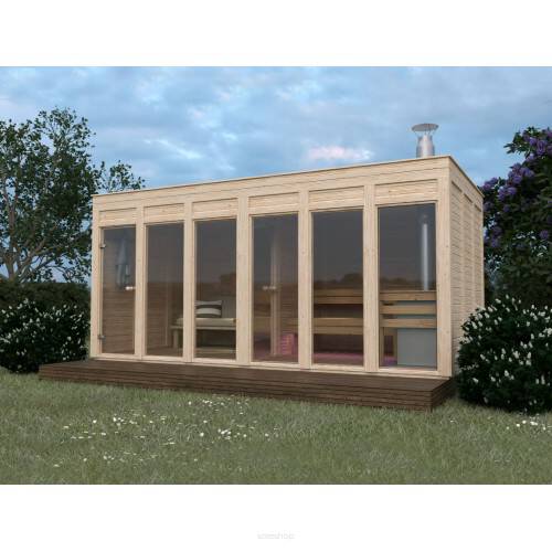 Eko Nowoczesna Sauna 2,4x4,8 m