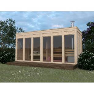 Eko Nowoczesna Sauna 2,4x4,8 m
