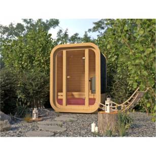 Miniaturowa sauna kwadratowa 